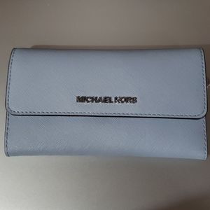 Michael Kors baby blue wallet